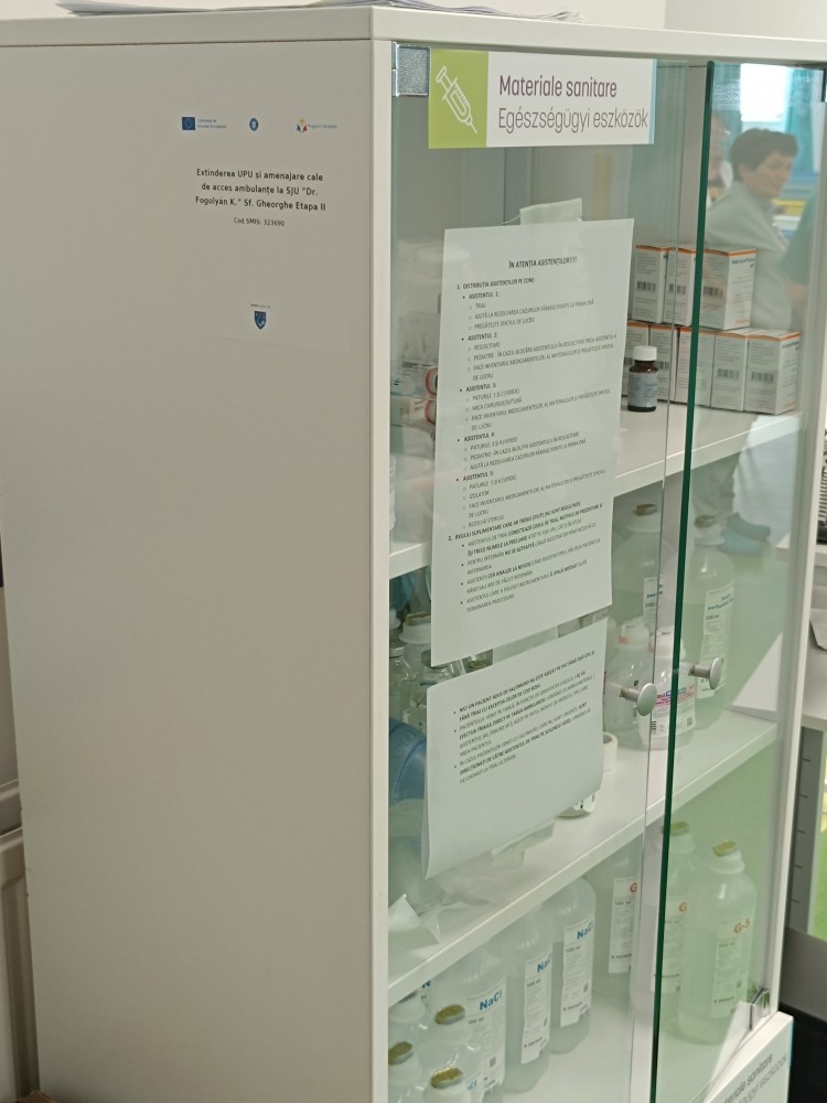 Implementare Extindere UPU la Spitalul Județean de Urgență  – Sfântu Gheorghe – etapa 2